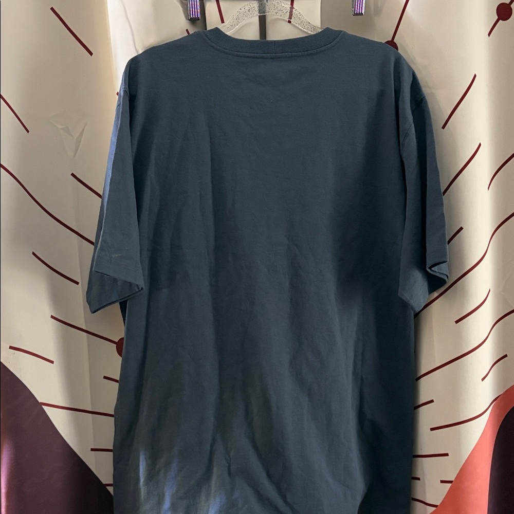 Carhartt Men's Navy Short Sleeve Shirt - Picture 2 of 3